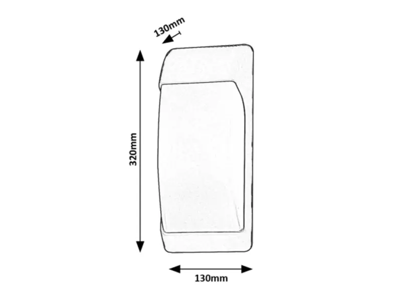 Záhradné svietidlo Rabalux 7796 1x12W E27 230V IP65